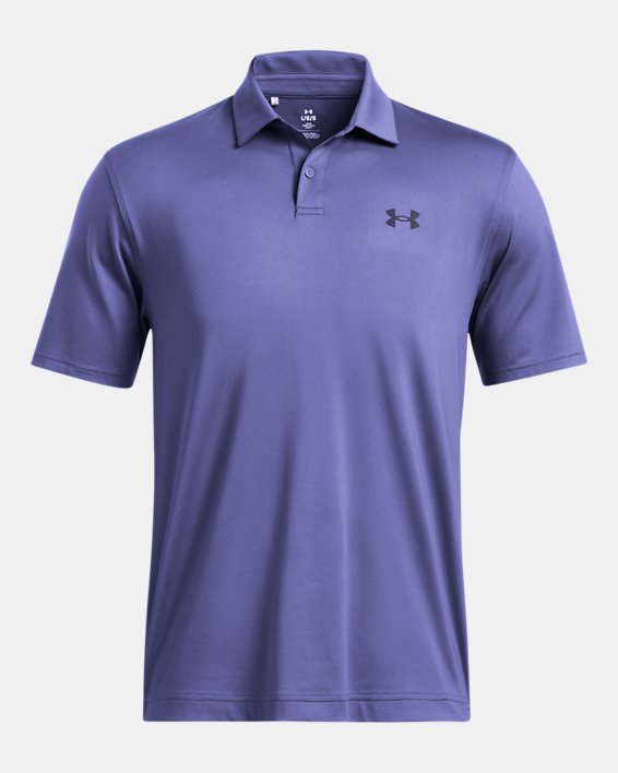 Herren UA Tee To Green Poloshirt, Purple, pdpMainDesktop image number 2